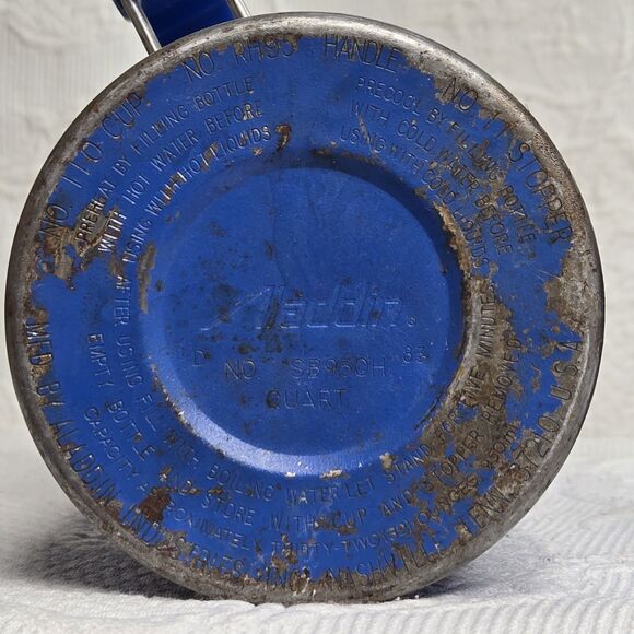 Rare California LA 80s Olympic Games Stainless Steel Thermos Water Bottle Handle - Picture 6 of 10